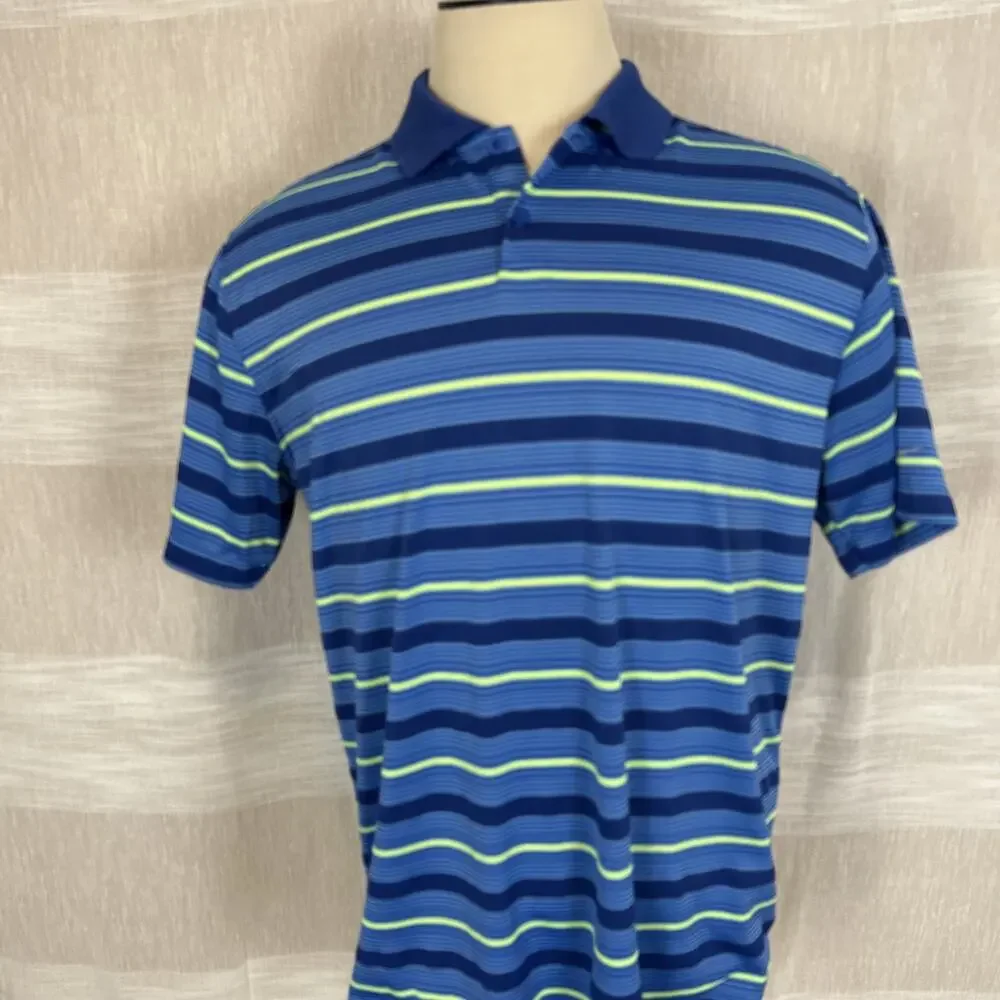 Nike‎ Golf Tour Performance Polo Shirts Dri-Fit Size Large Lot of 2 Blue L
